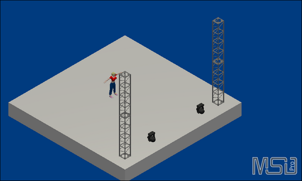 Isometric SW view after fixure insertion