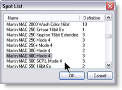 SD_Replace_Fixture_Replace Spot List